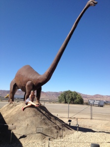 I met a dinosaur!!